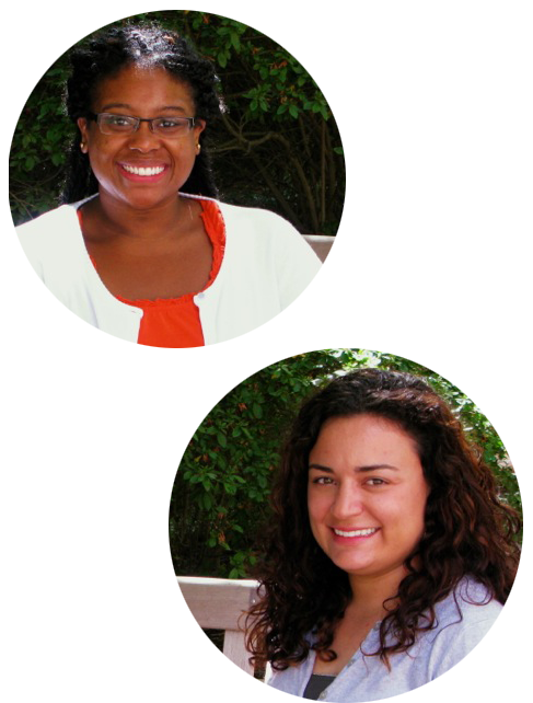 Fundraising chairs Asia-La'Rae Walker and Meagan Brown